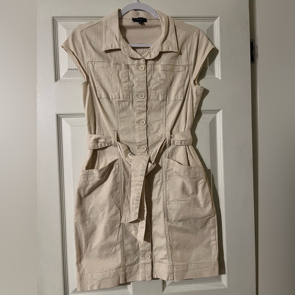 Women’s Khaki Hunter & Brown Dress Size M